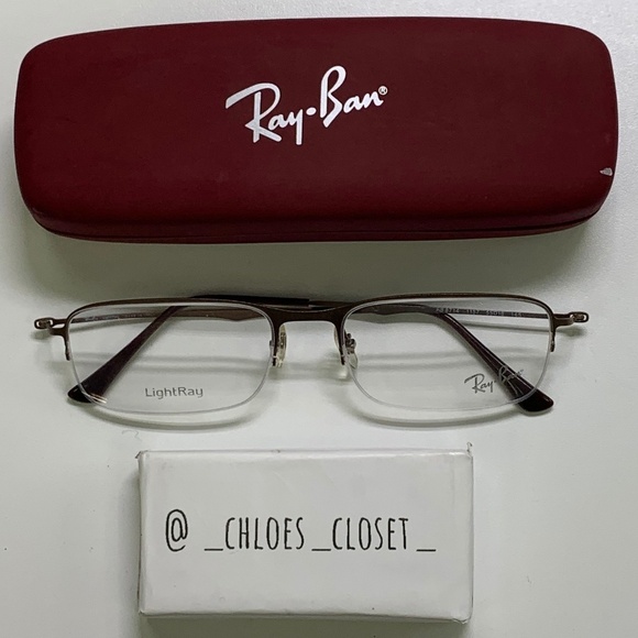 🕶️Ray-Ban RB8714 Lightray Titanium Eyeglasses /PJ207🕶️ - Picture 1 of 6